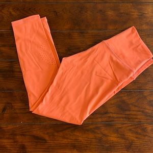 Zyia full length 8-10 orange leggings  new